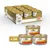 24 blikjes Gourmet Gold Mousse kattenvoer, verpakking met afbeelding van witte kat en stuk mousse op het etiket. Merknaam: Gourmet Gold. 24 blikjes Gourmet Gold Mousse kattenvoer, verpakking met afbeelding van witte kat en stuk mousse op het etiket. Merknaam: Gourmet Gold.