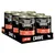 Balenie 6 konzerv Crave, viditeľný nápis Crave, 100 % prírodné ingrediencie, vysoký obsah bielkovín, hmotnosť 6 × 400 g = 2,4 kg, symboly lososa a kurčaťa.