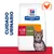 Hill's Prescription Diet c/d Stress Multicare Weight, Cuidado Urinario, imagen de un gato y símbolo de pollo en el envase.