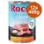 Rocco Junior Nassfutter, Geflügel, Hühnerherzen & Reis, 12x400g. Optimal Calcium-Phosphor-Verhältnis für Welpen.