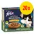 Purina Felix Naturally Delicious, Geschmacksvielfalt von der Wiese mit Gemüse in Gelee, ohne Farbstoffe, 20x Portionen, Truthahn mit Karotten, Ente mit grünen Bohnen. Purina Felix Naturally Delicious, Geschmacksvielfalt von der Wiese mit Gemüse in Gelee, ohne Farbstoffe, 20x Portionen, Truthahn mit Karotten, Ente mit grünen Bohnen.