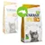 Yarrah Adult Cat Food BIO -kissanruokapakkausten uudistus: vanha pakkaus proteiini 29 %, rasva 13 %; uusi pakkaus proteiini 30 %, rasva 14 %. Molemmissa kissan kuva ja BIO-merkintä.
