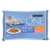 PURINA ONE Junior 4 x 85 g - Coat & Hairball poulet et saumon