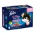 Kitten food mixed selection in jelly, suitable for 2-12 months, includes beef, chicken, tuna and salmon, no colourants, 12 portions. Product packaging shows food on a plate. Kitten food mixed selection in jelly, suitable for 2-12 months, includes beef, chicken, tuna and salmon, no colourants, 12 portions. Product packaging shows food on a plate.