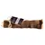 Chewies wooden dog chew with label attached by string, visible text: Chewies, Wurzelholz für Hunde, L. Large size indicated on tag.
