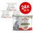 almo nature HFC Natural kip en garnalen adult cat, multipack 24x55g. Verpakking toont afbeelding van kat en productnaam. Tekst: Profits 100% for animals.