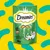 Dreamies Katzensnacks, 60g, mit unwiderstehlichem Katzenminze-Geschmack. Verpackung zeigt eine Katze und Katzenminze-Illustration.