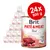 Brit Paté & Meat Beef, 24 Dosen à 800g. Aufschrift: Grain Free, Soy & GMO Free. Abbildung von Fleischstücken auf der Dose.