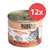 DOGS'n TIGER Délicieux dinde, aliment complet pour chats adultes, teneur élevée en viande 70% dinde, 100% naturel. Pack de 12 boîtes.