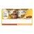 Two tins labelled casserole and with duck, shown in a yellow tray with images of shredded food on a plate. Product names visible: casserole, with duck.