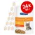 Hill's Prescription Diet Urinary Care c/d Multicare with Chicken, 24×85 г паучове за котки. На опаковката има снимка на котка и парченца храна в сос.