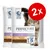2 paquets de croquettes PERFECT FIT junior <1 riche en poulet pour chat, mention total 5 visible sur l’emballage. 2 paquets de croquettes PERFECT FIT junior <1 riche en poulet pour chat, mention total 5 visible sur l’emballage.