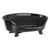 Ferplast Siesta Deluxe koš černý s potahem Sofa, sametově zelená