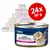 Feline Porta 21 Feines Hühnerfleisch pur, paket 24x90 g. Na konzervi piše: ohne zuckerzusatz, no added sugar, Fine Chicken Meat. Feline Porta 21 Feines Hühnerfleisch pur, paket 24x90 g. Na konzervi piše: ohne zuckerzusatz, no added sugar, Fine Chicken Meat.