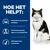 Hoe het helpt: Ondersteunt een gezonde schildklier, ondersteunt gezonde nieren en een gezond hart, helpt spiermassa te behouden. Afbeelding van een kat naast de tekst.