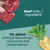 Tekst w języku angielskim: Beef is No. 1 ingredient. No added artificial flavourings, colourants and preservatives.