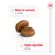 Product features: blend of nutrients and vitamins, highly digestible proteins. Image shows two round brown kibbles.