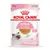 Royal Canin Kitten 85 g, bouchées en gelée, pour chatons jusqu’à 12 mois, sans conservateurs, visuel d’un chaton et de la nourriture sur l’emballage. Royal Canin Kitten 85 g, bouchées en gelée, pour chatons jusqu’à 12 mois, sans conservateurs, visuel d’un chaton et de la nourriture sur l’emballage.
