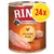 Rinti Singlefleisch Huhn Pur -kana, 24x. Etiketissä teksti: 1 Protein Single, getreidefrei. Kuvassa kananlihaa ja keltainen ympyrä, jossa lukee 24x. Rinti Singlefleisch Huhn Pur -kana, 24x. Etiketissä teksti: 1 Protein Single, getreidefrei. Kuvassa kananlihaa ja keltainen ympyrä, jossa lukee 24x.
