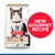 Hill's Science Plan Culinary Creations Adult 1–6, s lososom i mrkvom. Veliki crveni krug s tekstom: NEW GOURMET RECIPE. Healthy 100% balanced. Bez umjetnih boja i aroma.