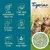 Tigerino Plant-Based. W 100% biodegradowalny żwirek z tofu, szybkie i mocne zbrylanie, do utylizacji w toalecie, nieklejący, niski poziom pylenia, o zapachu zielonej herbaty.