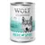 Wolf of Wilderness Arctic Spirit, 100% grain-free recipe, fresh reindeer with wild berries, roots and wild herbs, 400 g. Texte en anglais.