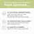 Avec de précieux nutriments pour soutenir le système immunitaire, la protection cellulaire et la santé cutanée. Vitamine C, bêta-glucanes, vitamine E, zinc, biotine visibles.