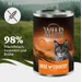 Wild Freedom Wide Country Chicken, 400g Dose. 98% Frischfleisch, Innereien und Brühe. 100% getreidefreie Rezeptur.