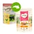 Feringa Classic Poultry mit Karotten und Löwenzahn, 85g. Neue Verpackung zeigt 70% ausgewählte tierische Zutaten, getreidefreie Rezeptur, mit Taurin.