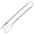 Trixie BE NORDIC Leren Hondenlijn, Lichtgrijs - XS-S: 120 cm lang, 15 mm breed