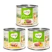 Feringa Bio Menü 6 x 200 g - Bio gemischtes Paket (Huhn, Ente, Kalb)