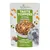 Applaws Taste Toppers in Gravy, 100 % natural, agneau avec courgette, carottes et pois chiches, complément pour croquettes, sachet de 85 g, photo d’un chien visible sur l’emballage.