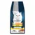 Purina Gourmet Perle, εκλεκτές λωρίδες σε σάλτσα, με κοτόπουλο. Συσκευασία με λευκό μακρύτριχο γάτο και εικόνα σερβιρισμένου προϊόντος.