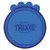 Blue lid with Trixie logo, suitable for sealing cans.