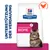 Hill's Prescription Diet Gastrointestinal Biome pour chat, texte allemand «UNTERSTÜTZUNG DER VERDAUUNG», pictogramme poulet orange en haut à droite.