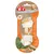 Chewy bone with wrapped chicken meat, labelled for pets 2kg to 27kg, size S. Text highlights 'chicken inside' and describes it as a yummy chewy fun treat.