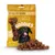 Sachet de friandises Chewies Goodies Maxi Bones, mention 'Great for training', 'Mit Geflügel with poultry', fabriqué en Allemagne, friandises en forme d’os visibles devant l’emballage.