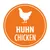 Huhn Chicken. Символ за продукти с пилешко месо.