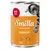 Smilla Poultry Pot with Beef, contains taurine, grain-free, 400 g. Na etykiecie widoczny kot i napisy: Food for a lifetime, Made in Germany.