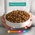 Bowl with dry food, Text: Unique protein profile. Symbols for chicken, lamb and fish indicate protein sources. Bowl with dry food, Text: Unique protein profile. Symbols for chicken, lamb and fish indicate protein sources.