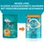 Сравнение старой и новой упаковки корма для кошек Purina ONE Adult 85 г. Надпись на немецком: Neuer Look, gleiche ausgezeichnete Nahrung mit hervorragendem Geschmack.