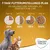 7-Tage-Futterumstellungs-Plan für Concept for Life: Tag 1-2 25%, Tag 3-4 50%, Tag 5-6 75%, Tag 7+ 100%. Hund und Katze abgebildet. Concept for Life Logo unten rechts.