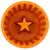 LickiMat Yoggie Pot Snack Dog Toy – Orange - 9.5 x 9 cm (Diameter x H)