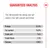 Guaranteed analysis: protein 31.0%, fat content 16.0%, crude ash 7.6%, crude fibre 1.3%, calcium 1.30%. Guaranteed analysis: protein 31.0%, fat content 16.0%, crude ash 7.6%, crude fibre 1.3%, calcium 1.30%.