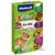 Vitakraft Kräcker Trio-Mix pour lapins nains, 3 variétés : légumes & betterave rouge, raisin & noix, fruits des bois & baies de sureau, recette sans sucre, image d’un lapin sur l’emballage.