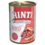 Scatoletta Rinti Kennerfleisch mit Rind getreidefrei, immagine di carne e verdure sulla confezione. Testo visibile: 'Rinti Kennerfleisch mit Rind getreidefrei'.