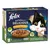 Purina Felix Naturally Delicious, válogatott réti ízek zöldségekkel zselében. Színezék nélkül, pulykahússal és sárgarépával, kacsával és zöldbabbal gazdagítva.