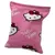 Rosa Kissen mit Hello Kitty-Motiv und Schriftzug 'Hello Kitty', dekorative Gestaltung.