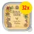 Rosie's Farm Chunky Stew Chicken ADULT, recette sans céréales, lot de 32 barquettes visibles sur l’emballage pour chat adulte. Rosie's Farm Chunky Stew Chicken ADULT, recette sans céréales, lot de 32 barquettes visibles sur l’emballage pour chat adulte.