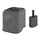 Set: Anthracite Litter Tray + Litter Scoop with Holder